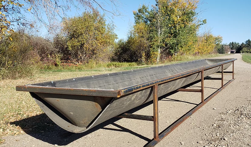 21' Belted Grain Trough