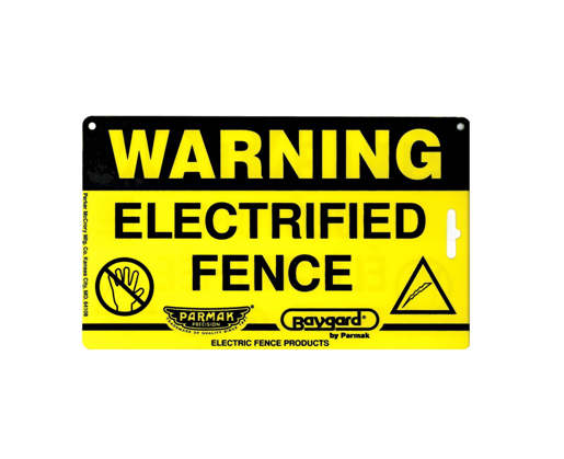 Baygard Electric Fence Warning Sign